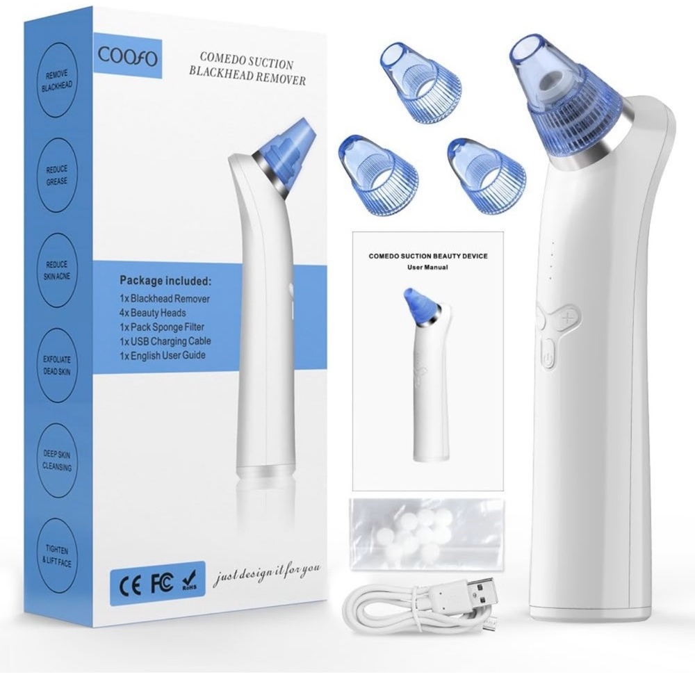 COOSO White Comedo Suction Blackhead Remover